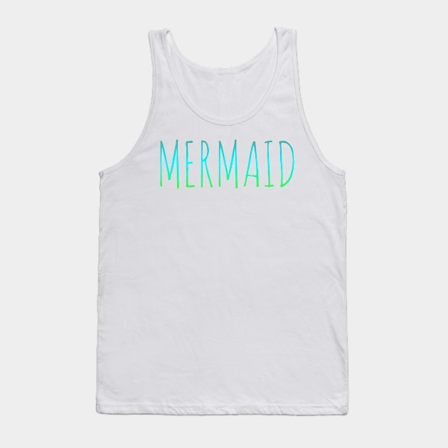 Mermaid t-shirt Tank Top by Coreoceanart